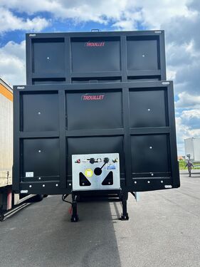 2 semi-remorques plateaux lourds 3 essieux sur-mesure - 5